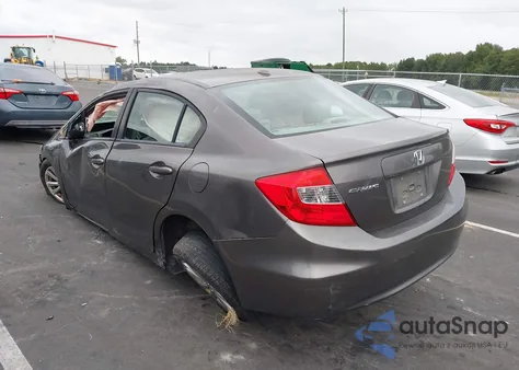 2012 Honda Civic Ex-L from USA, damaged, VIN 19XFB2F92CE007193